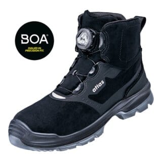 Sicherheitsstiefel FLASH 6905 XP BOA ESD S3 Weite 10, black, grey, Gr. 44 Atlas 78000