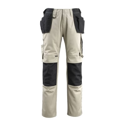Hose mit Hängetaschen Bremen Hellkhaki/Schwarz 14031-203-5509, Größe 76 C50