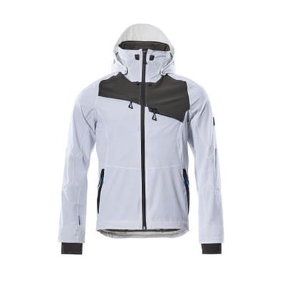 Hard Shell Jacke ADVANCED Weiß/Dunkelanthrazit 17001-411-0618, Größe XL