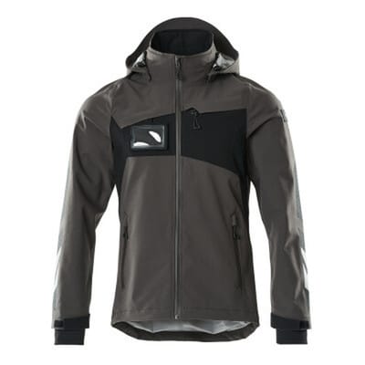 Hard Shell Jacke ACCELERATE Dunkelanthrazit/Schwarz 18001-249-1809, Größe L