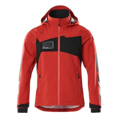 Hard Shell Jacke ACCELERATE Verkehrsrot/Schwarz 18001-249-20209, Größe XL