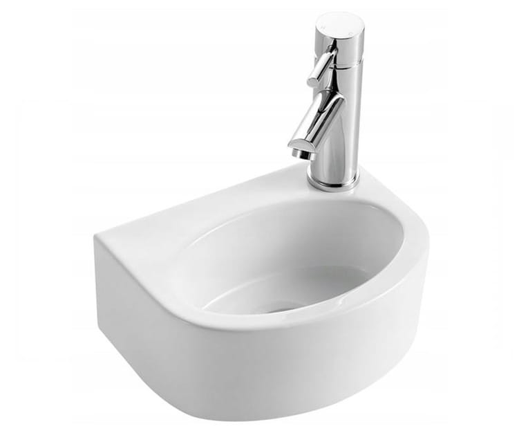 Waschbecken Keramik Weiß 30,5x23x12 Cm