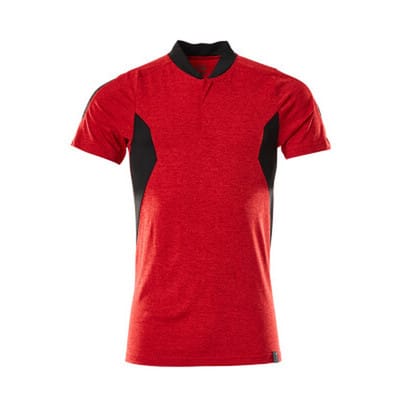 Polo-Shirt ACCELERATE Verkehrsrot/Schwarz 18083-801-20209, Größe M ONE