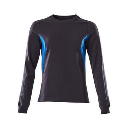 Sweatshirt ACCELERATE Schwarzblau/Azurblau 18394-962-01091, Größe S ONE