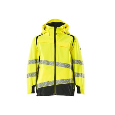 Hard Shell Jacke ACCELERATE SAFE für Kinder Hi-vis Gelb/Schwarz 19901-449-1709, Größe 140