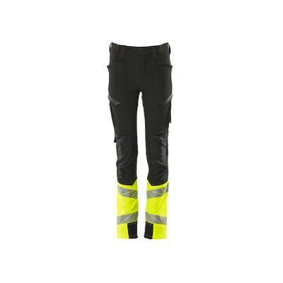 Hose ACCELERATE SAFE für Kinder Schwarz/Hi-vis Gelb 19979-311-0917, Größe 104