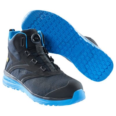 Sicherheitsstiefel Schwarz/Kornblau F0253-909-0911, Größe 41