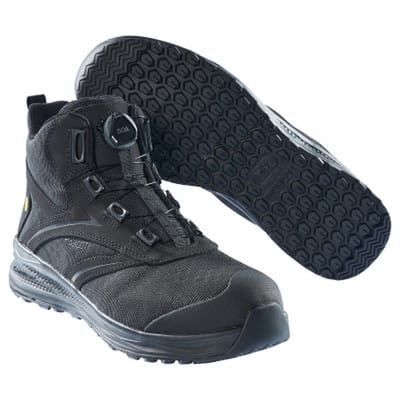 Sicherheitsstiefel Schwarz/Schwarz F0253-909-0909, Größe 42
