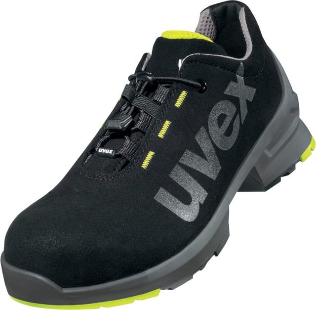 1 Halbschuhe S2 85447 schwarz/gelb, Weite 10, Größe 41