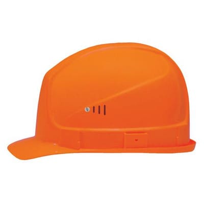 Schutzhelm super boss 9750220 orange mit Lüftungen