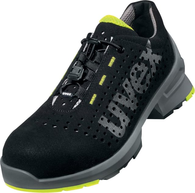 1 Halbschuhe S1 85438 schwarz/gelb, Weite 11, Größe 50