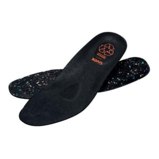 Einlegesohle 95340 schwarz/orange, Weite 14, Größe 45