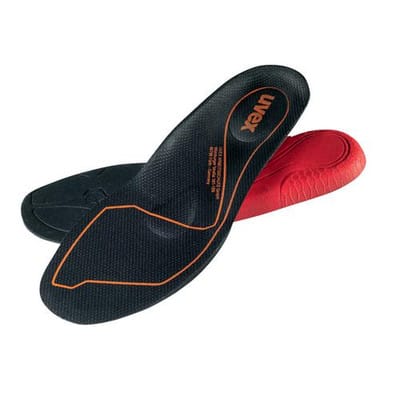 Einlegesohle 95340 schwarz/orange, Weite 14, Größe 36