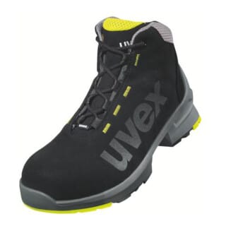 1 Stiefel S2 85459 schwarz/gelb, Weite 12, Größe 35