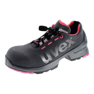 1 ladies Halbschuhe S2 85628 grau/pink, Weite 11, Größe 38