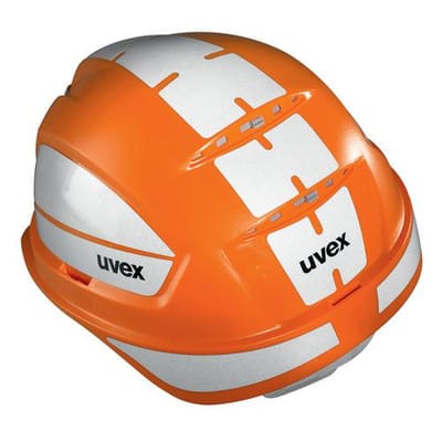 Schutzhelm pheos alpine 9773256 orange mit Lüftungen