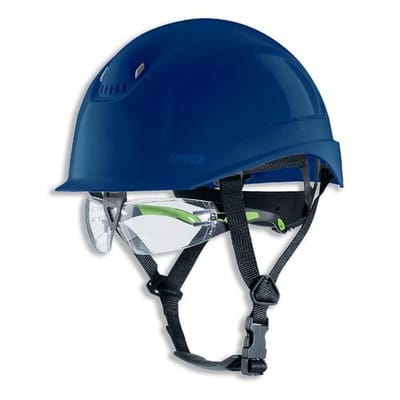 Schutzhelm pheos S-KR IES 9772544 blau mit Lüftungen