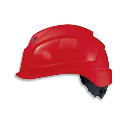 Schutzhelm pheos IES-S 9772341 rot mit Lüftungen