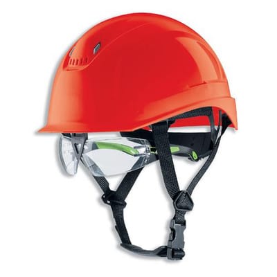Schutzhelm pheos S-KR IES 9772342 rot mit Lüftungen