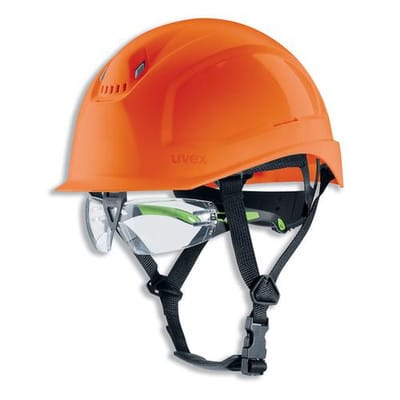 Schutzhelm pheos S-KR IES 9772237 orange mit Lüftungen