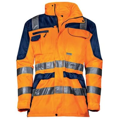 Warnschutzparka 8845, warn-orange, Größe 4XL