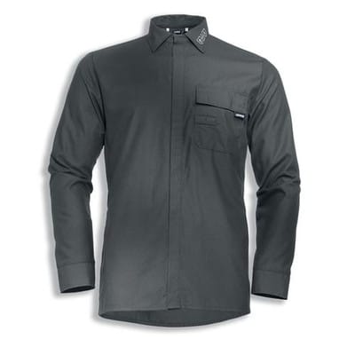 Langarmhemd multifunction grau, Größe 47, 48