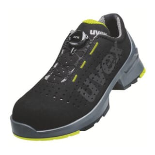 1 Halbschuhe S1 65659 schwarz/gelb, Weite 12, Größe 41