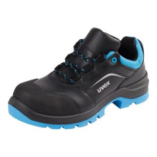 2 xenova® Halbschuhe S3 95552 schwarz/blau, Weite 11, Größe 49