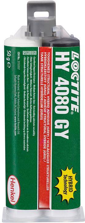 [gebraucht] B-ware Loctite Strukturklebstoff Hy 4080 Hybridkleber Doppelkart. 50g Gelblich Stark