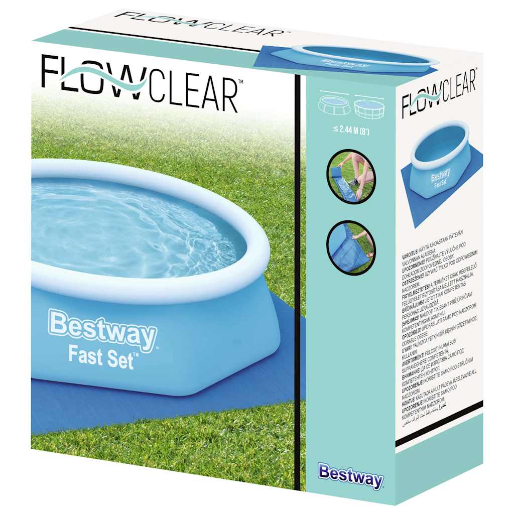 Maison Exclusive - Pool-bodenplane Flowclear 274x274 Cm
