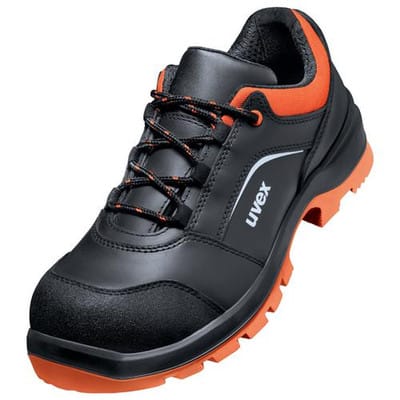 2 xenova® Halbschuhe S3 95061 schwarz/rot, Weite 10, Größe 52