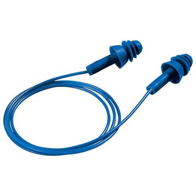 Gehörschutzstöpsel whisper 2111260 blau SNR 27 dB Größe M