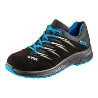 2 trend Halbschuhe S1 69378 schwarz/blau, Weite 11, Größe 51