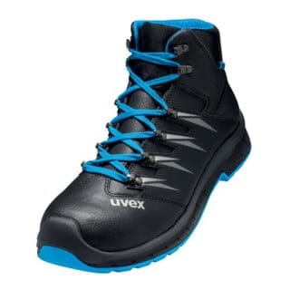 2 trend Stiefel S3 69352 blau/schwarz, Weite 11, Größe 39