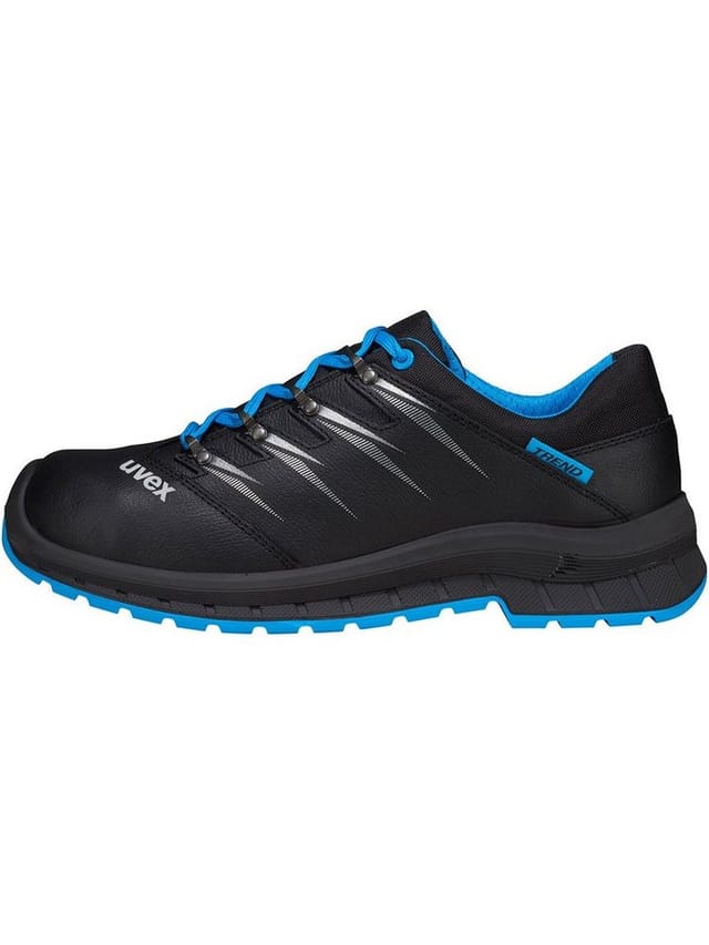 2 trend Halbschuhe S3 69342 schwarz/blau, Weite 11, Größe 48
