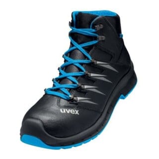 2 trend Stiefel S3 69352 blau/schwarz, Weite 11, Größe 40