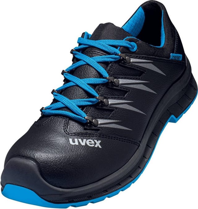 2 trend Halbschuhe S3 69343 schwarz/blau, Weite 12, Größe 40