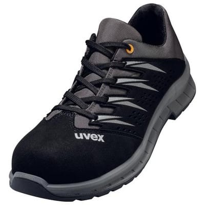 2 trend Halbschuhe S1 69478 schwarz/grau, Weite 11, Größe 51
