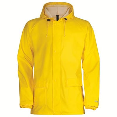 Wetterjacke Construction gelb, Größe L
