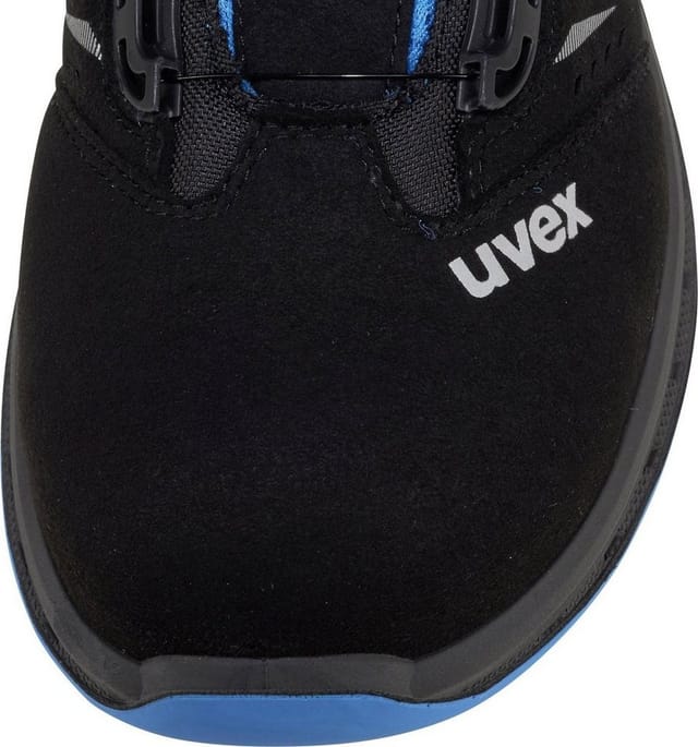 2 trend Halbschuhe S1P 69381 schwarz/blau, Weite 10, Größe 46