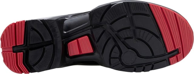 1 support Halbschuhe S3 65671 schwarz/rot, Weite 10, Größe 37