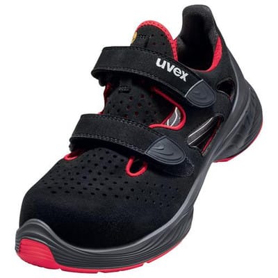 1 G2 Sandalen S1 68480 schwarz/rot, Weite 14, Größe 46