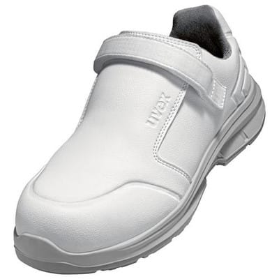 1 sport white Halbschuhe S2 65808 weiß, Weite 11, Größe 48