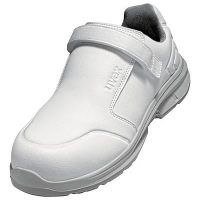 1 sport white Halbschuhe S2 65807 weiß, Weite 10, Größe 37