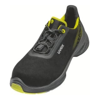 1 G2 Halbschuhe S2 68448 schwarz/gelb, Weite 11, Größe 51