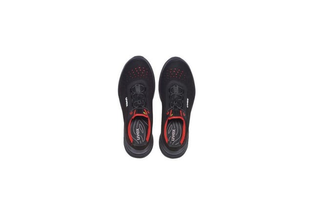 1 G2 Halbschuhe S1P 68372 schwarz/rot, Weite 11, Größe 42