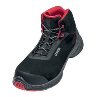 1 G2 Stiefel S3 68392 schwarz/rot, Weite 11, Größe 43