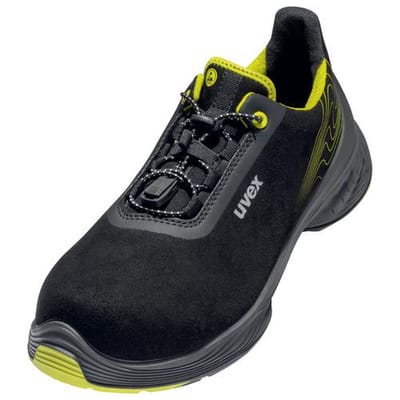 1 G2 Halbschuhe S2 68448 schwarz/gelb, Weite 11, Größe 42