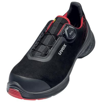 1 G2 Halbschuhe S3 68403 schwarz/rot, Weite 12, Größe 51