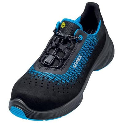 1 G2 Halbschuhe S1 68299 schwarz/blau, Weite 12, Größe 45